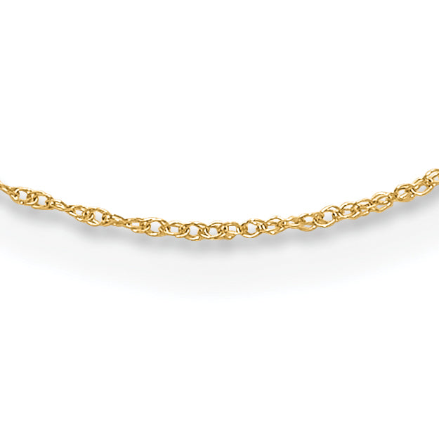 14k Madi K 15 inch Rope Chain