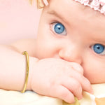 14k Madi K 2.5mm Slip-on Baby Bangle, view 6