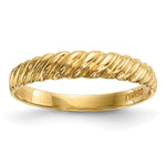 14k Madi K Kids Polished Twist Size 4.5 Ring