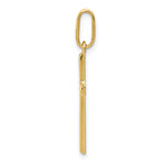 Gold Polished Latin Cross Pendant - 14k Yellow Gold