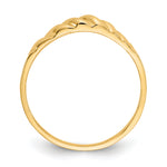 Gold Polished Valley Dome Ring - 14k Yellow Gold