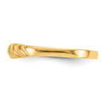 Gold Polished Valley Dome Ring - 14k Yellow Gold
