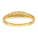 Gold Polished Valley Dome Ring - 14k Yellow Gold