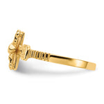 Gold Polished Religious Ring - 14k Yellow Gold