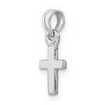 Gold Polished Latin Pendant - 14k White Gold / 5.8 x 12.3 mm / 17.3x5.8mm