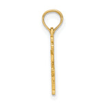 14K VIRGO Zodiac Charm