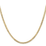 Gold (10K & 14K) Open Concave Curb Chain - 14k Yellow Gold / 16 in / 3 mm