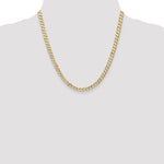 Gold (10K & 14K) Open Concave Curb Chain - 14k Yellow Gold / 20 in / 5.25 mm