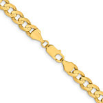 Gold (10K & 14K) Open Concave Curb Chain - 14k Yellow Gold / 20 in / 8.5 mm