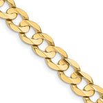 Gold (10K & 14K) Open Concave Curb Chain - 14k Yellow Gold / 20 in / 8.5 mm