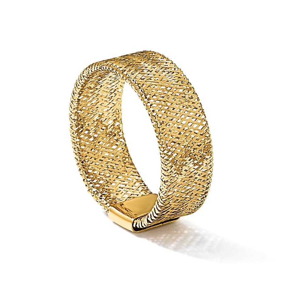 Leslie's Gold Stretch Ring - 14k Yellow Gold / No Plating
