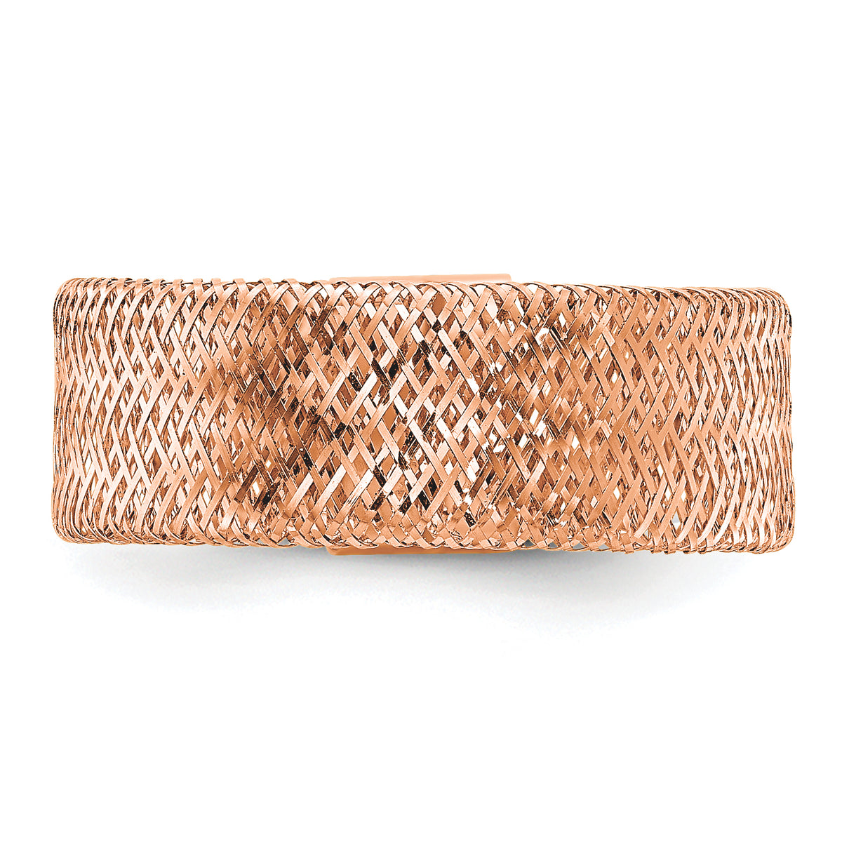 Leslie's Gold Stretch Ring - 14k Yellow Gold / Gold Plated Rose Tone