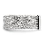 Leslie's Gold Stretch Ring - 14k Gold with White Rhodium / Rhodium Silver Tone