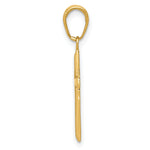 Gold Latin Cross Pendant - 14k Yellow Gold / Small / 23x11mm