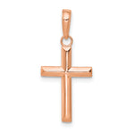 Gold Latin Cross Pendant - 14k Rose Gold / Small / 23mm