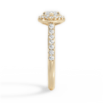 Hannah Marquise Cut Lab Grown Diamond 18Kt Yellow Gold Engagement Ring - View 4