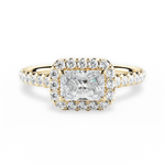 Hannah Radiant Cut Lab Grown Diamond 18Kt Yellow Gold Engagement Ring