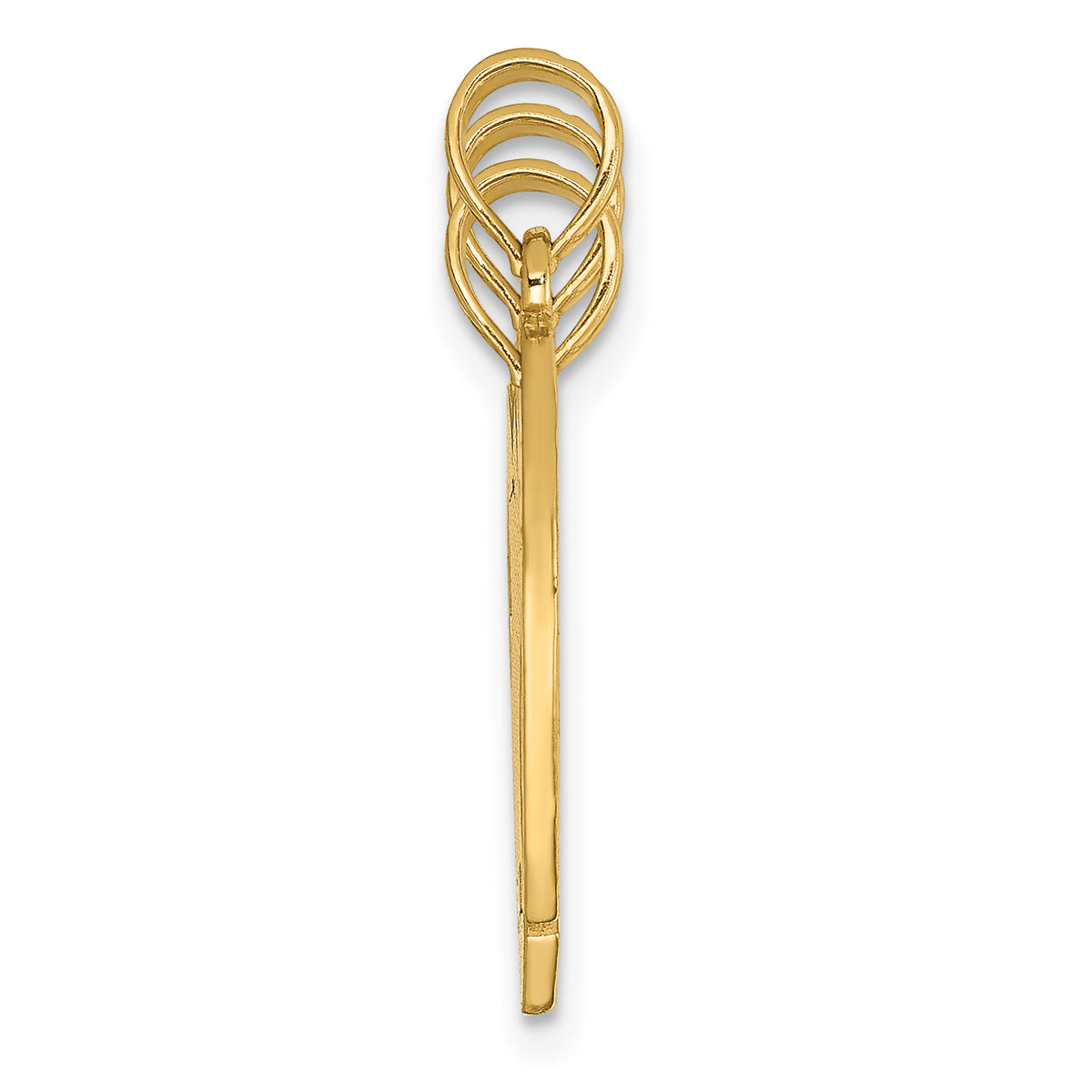 14k Yellow Gold 3-Piece Break-apart Big Sis-Mom-Lil Sis Charm, view 2