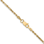 Gold (14K) Diamond-Cut Milano Rope Chain - 14k Yellow Gold / 16 in / 1.8 mm