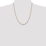 Gold (14K) Diamond-Cut Milano Rope Chain - 14k Yellow Gold / 22 in / 1.8 mm
