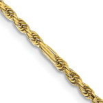 Gold (14K) Diamond-Cut Milano Rope Chain - 14k Yellow Gold / 16 in / 1.8 mm
