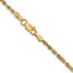 Gold (14K) Diamond-Cut Milano Rope Chain - 14k Yellow Gold / 16 in / 2.25 mm
