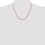 Gold (14K) Diamond-Cut Milano Rope Chain - 14k Yellow Gold / 20 in / 2.5 mm