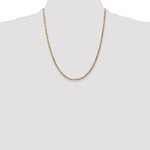 Gold (14K) Diamond-Cut Milano Rope Chain - 14k Yellow Gold / 22 in / 2.5 mm