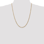Gold (14K) Diamond-Cut Milano Rope Chain - 14k Yellow Gold / 24 in / 2.5 mm