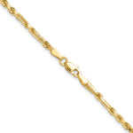Gold (14K) Diamond-Cut Milano Rope Chain - 14k Yellow Gold / 16 in / 2.75 mm