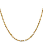Gold (14K) Diamond-Cut Milano Rope Chain - 14k Yellow Gold / 16 in / 3 mm
