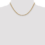 Gold (14K) Diamond-Cut Milano Rope Chain - 14k Yellow Gold / 16 in / 3 mm