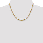 Gold (14K) Diamond-Cut Milano Rope Chain - 14k Yellow Gold / 18 in / 3 mm