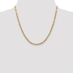 Gold (14K) Diamond-Cut Milano Rope Chain - 14k Yellow Gold / 20 in / 3 mm