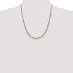 Gold (14K) Diamond-Cut Milano Rope Chain - 14k Yellow Gold / 22 in / 3 mm