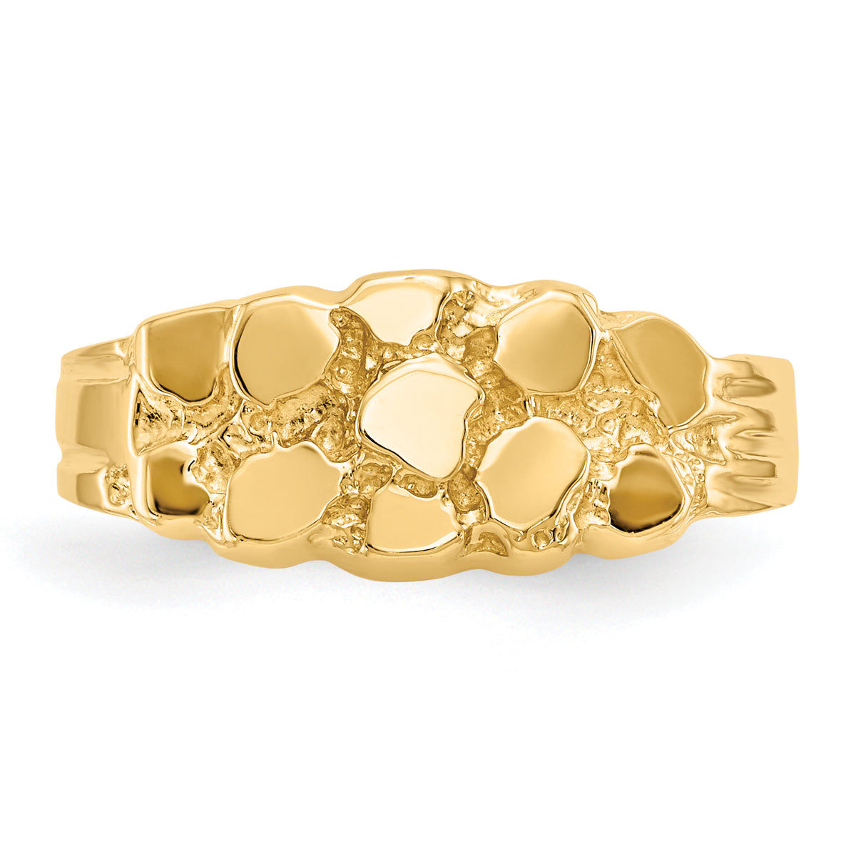 14k Size 6 Nugget Ring