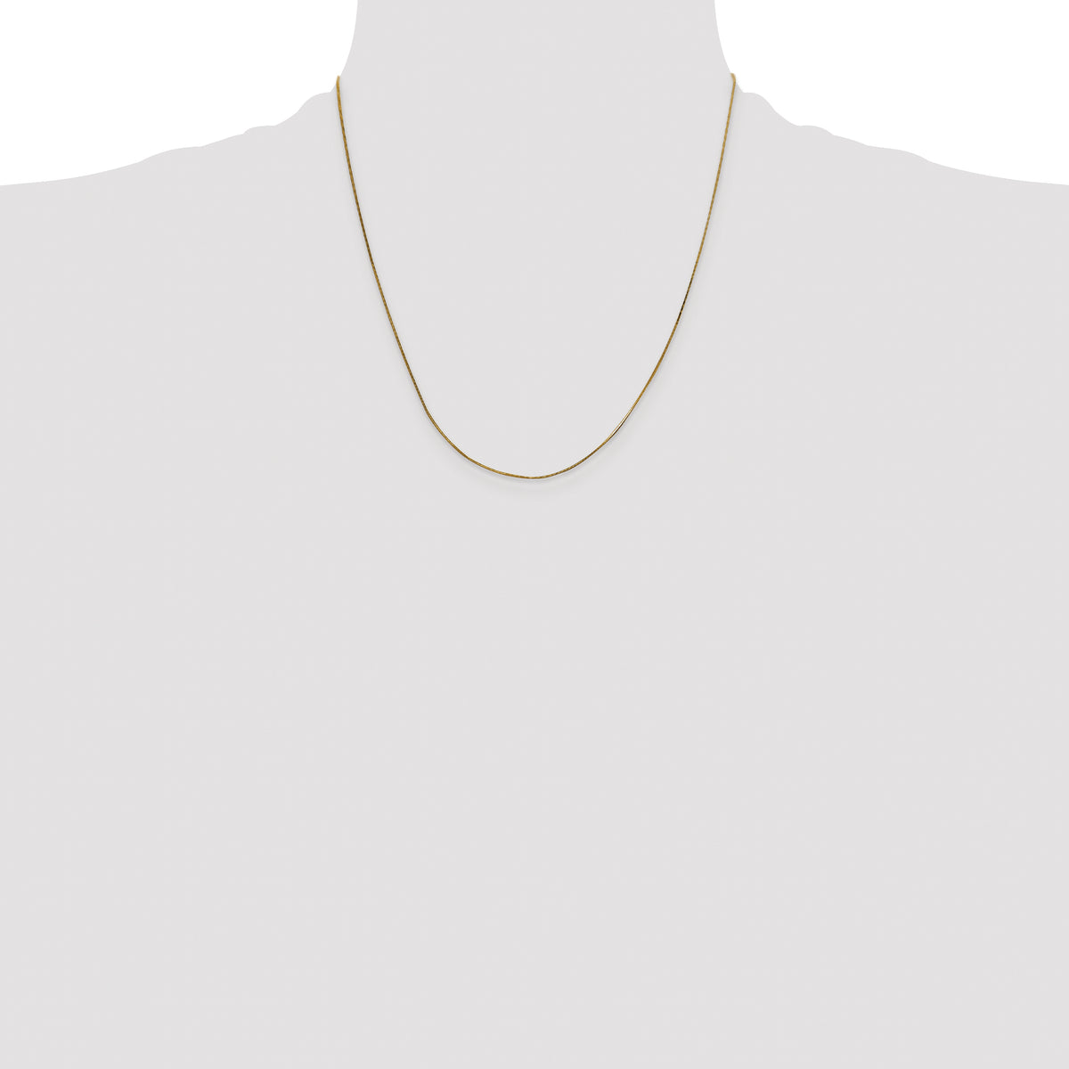 Gold Octagonal Snake Chain - 14k Yellow Gold / 20 in / 0.5 mm
