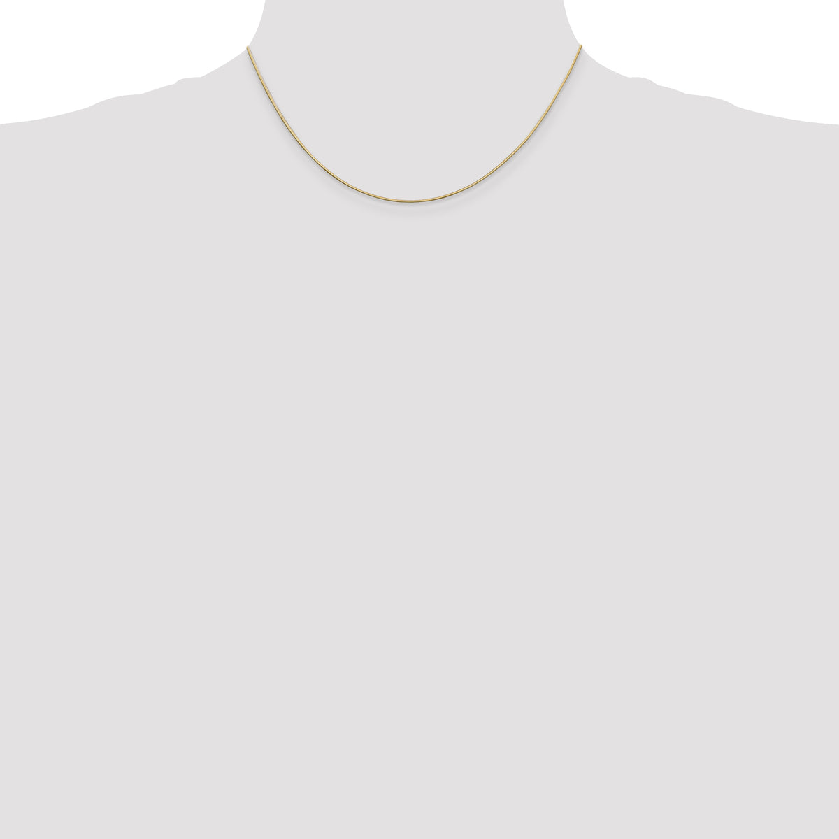 Gold Octagonal Snake Chain - 14k Yellow Gold / 16 in / 0.6 mm
