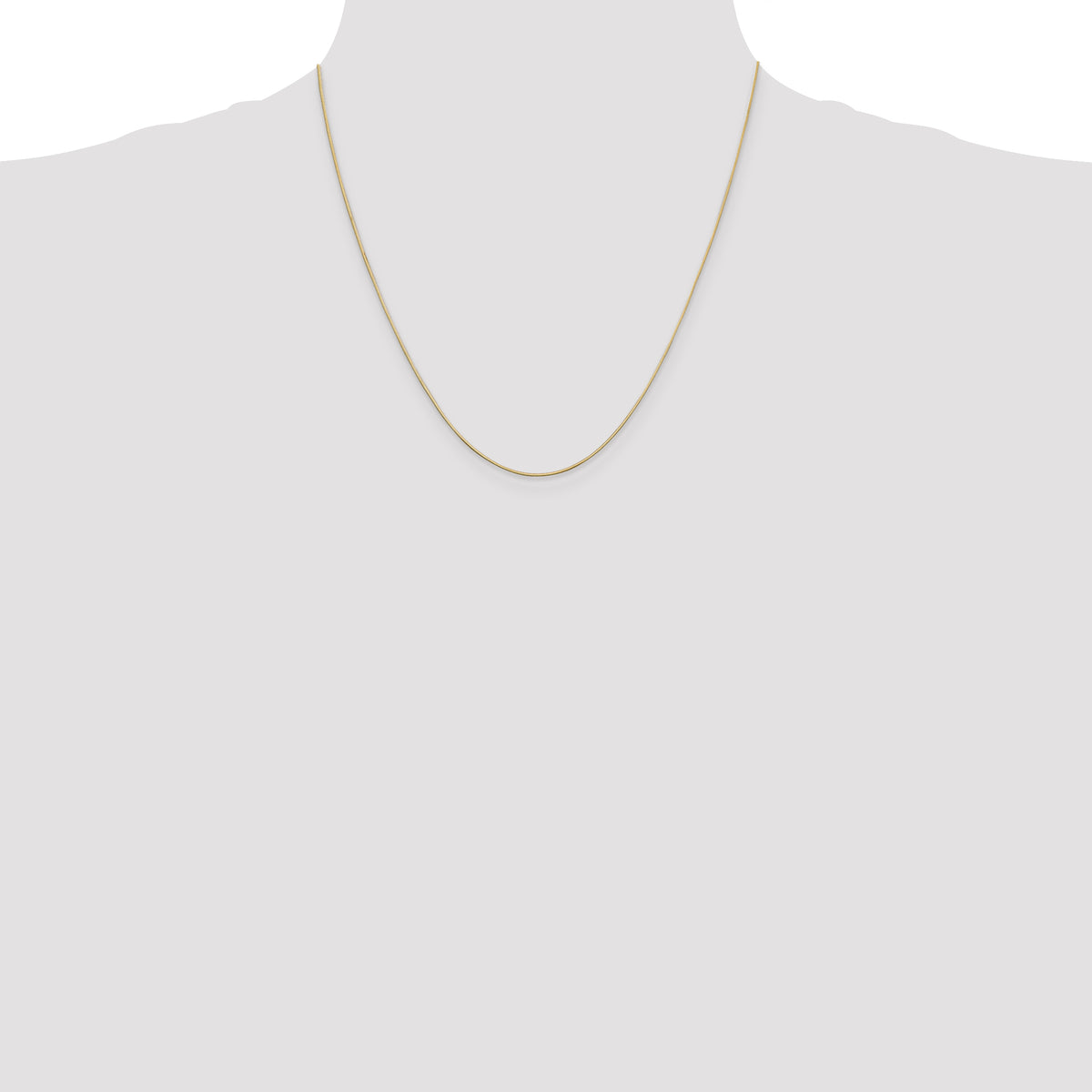 Gold Octagonal Snake Chain - 14k Yellow Gold / 20 in / 0.6 mm