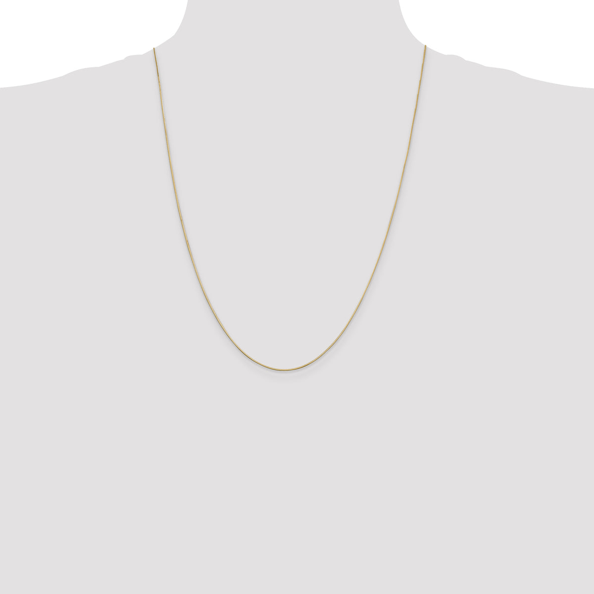 Gold Octagonal Snake Chain - 14k Yellow Gold / 24 in / 0.6 mm