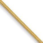 Gold Octagonal Snake Chain - 14k Yellow Gold / 14 in / 0.6 mm