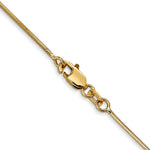 Gold Octagonal Snake Chain - 14k Yellow Gold / 16 in / 0.8 mm