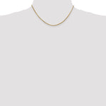 Gold Octagonal Snake Chain - 14k Yellow Gold / 16 in / 0.8 mm