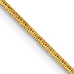 Gold Octagonal Snake Chain - 14k Yellow Gold / 16 in / 0.8 mm