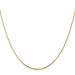 Gold Octagonal Snake Chain - 14k Yellow Gold / 16 in / 0.9 mm