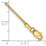 Gold Octagonal Snake Chain Bracelet - 14k Yellow Gold / 0.9 mm