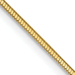Gold Octagonal Snake Chain - 14k Yellow Gold / 16 in / 0.9 mm
