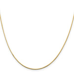 Gold Octagonal Snake Chain - 14k Yellow Gold / 16 in / 1 mm