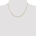 Gold Octagonal Snake Chain - 14k Yellow Gold / 18 in / 1 mm