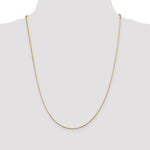 Gold Octagonal Snake Chain - 14k Yellow Gold / 24 in / 1 mm